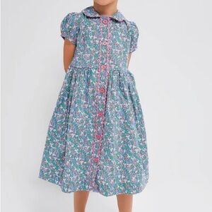 Floral Button Front Dress Rachel Riley Girls Size 5